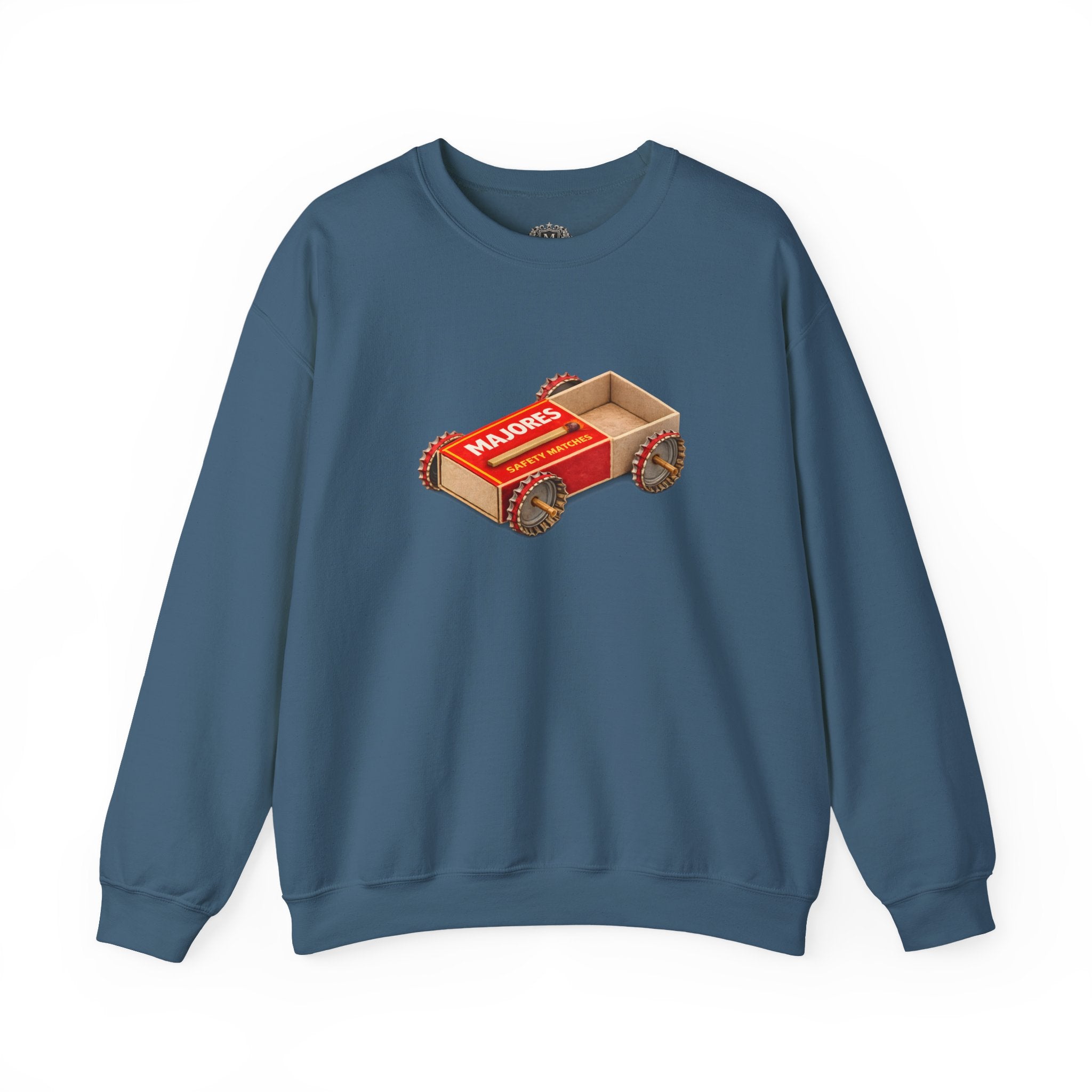 Safety Matchbox Toy Sweatshirt — Childhood Nostalgia