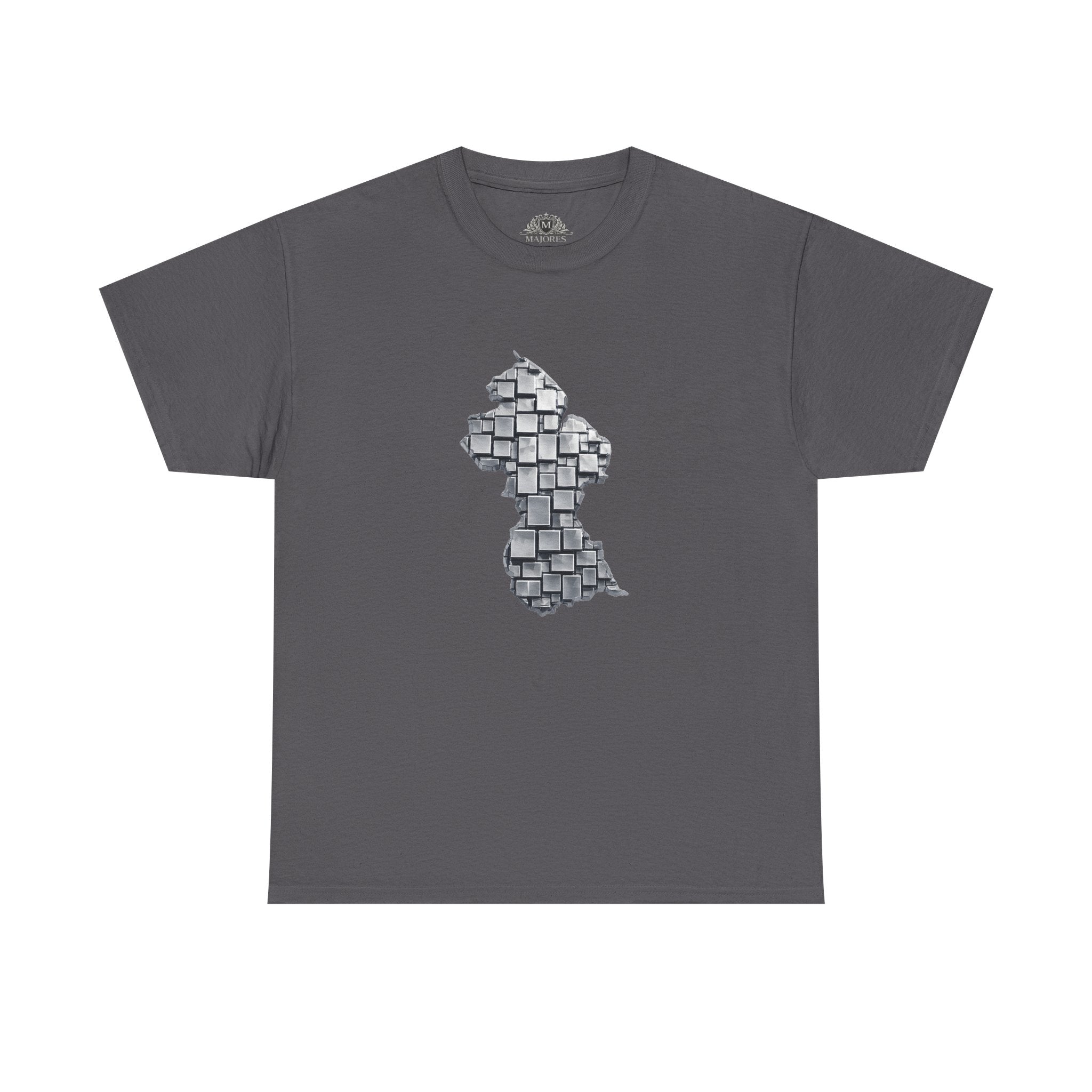 Guyana Geometric Map T-Shirt — Mineral Heritage Design