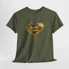 Beautiful Guyana Floral Heart Tee