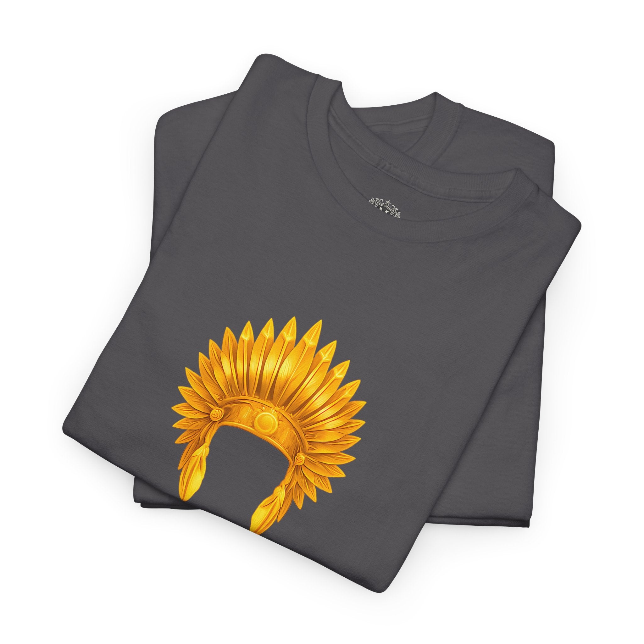 Guyana Native Headdress T-Shirt — Golden Tribal Tribute Tee