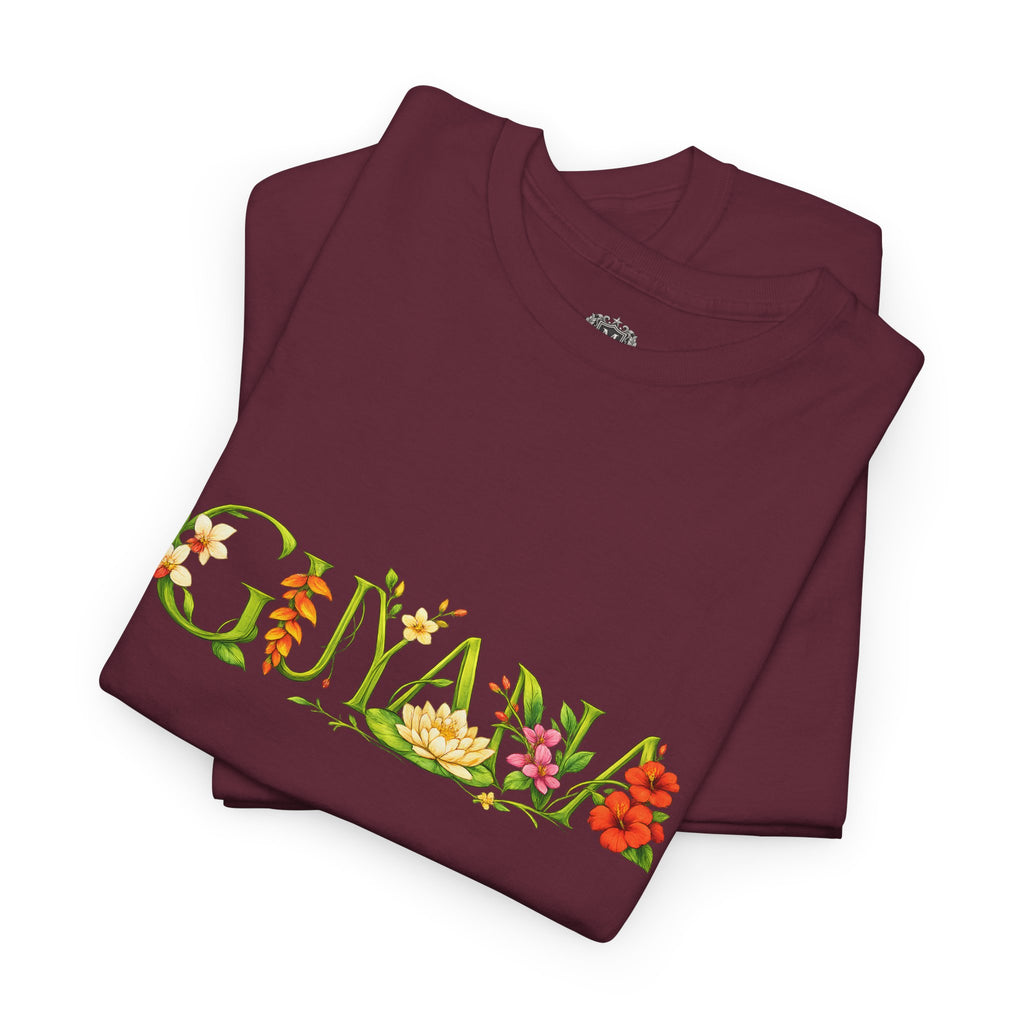 Guyana Floral Tee — Botanical Country Pride T-Shirt