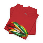 Guyana Flag Lip Oil Painting Graphic Tee