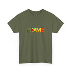 Heart Flag "HOME" Design — Guyanese Pride Tee