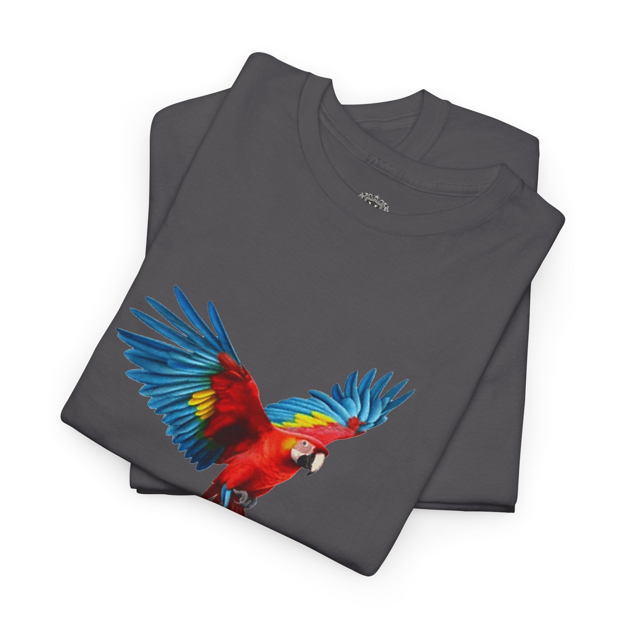 Guyana Parrot T-Shirt — Colorful Macaw Graphic