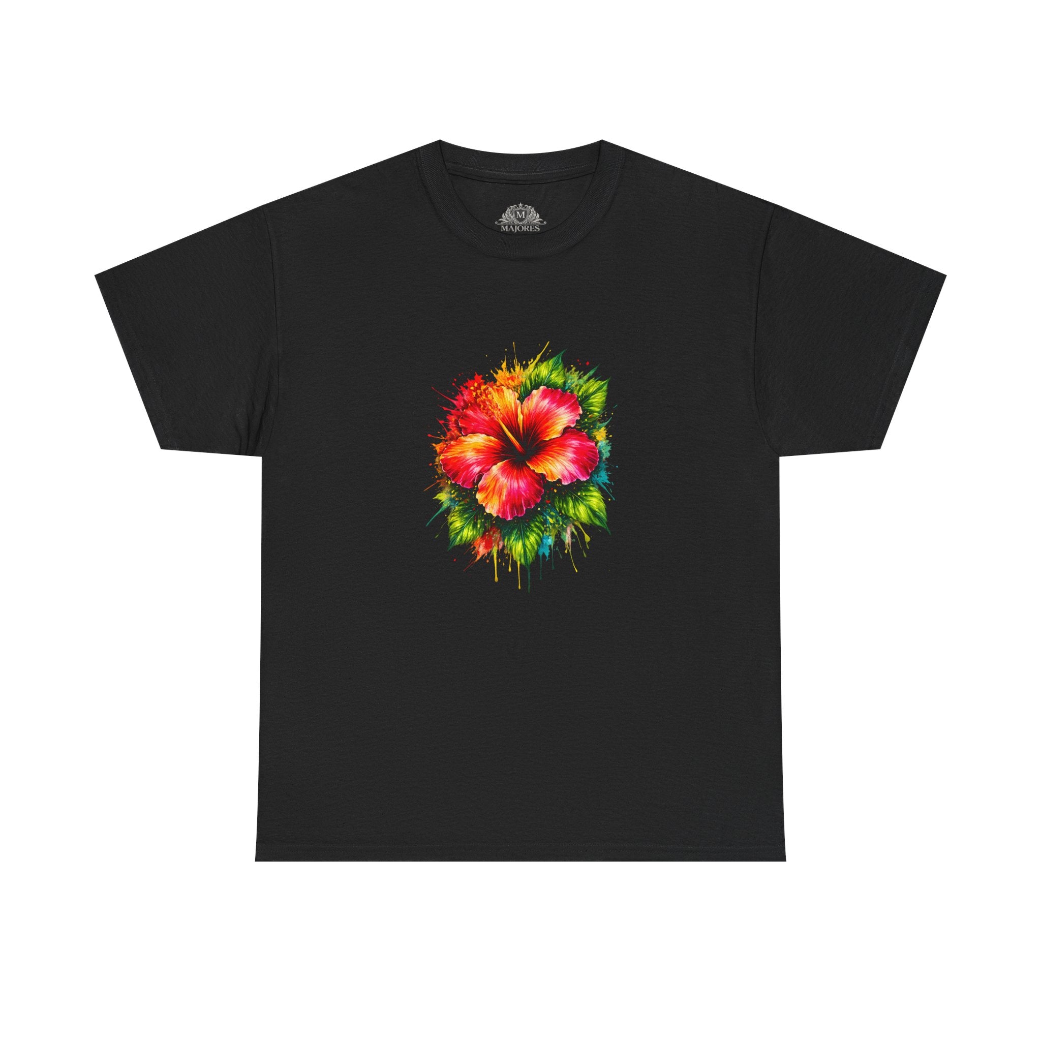 Hibiscus Watercolor Tee — Tropical Flower Graphic T-Shirt