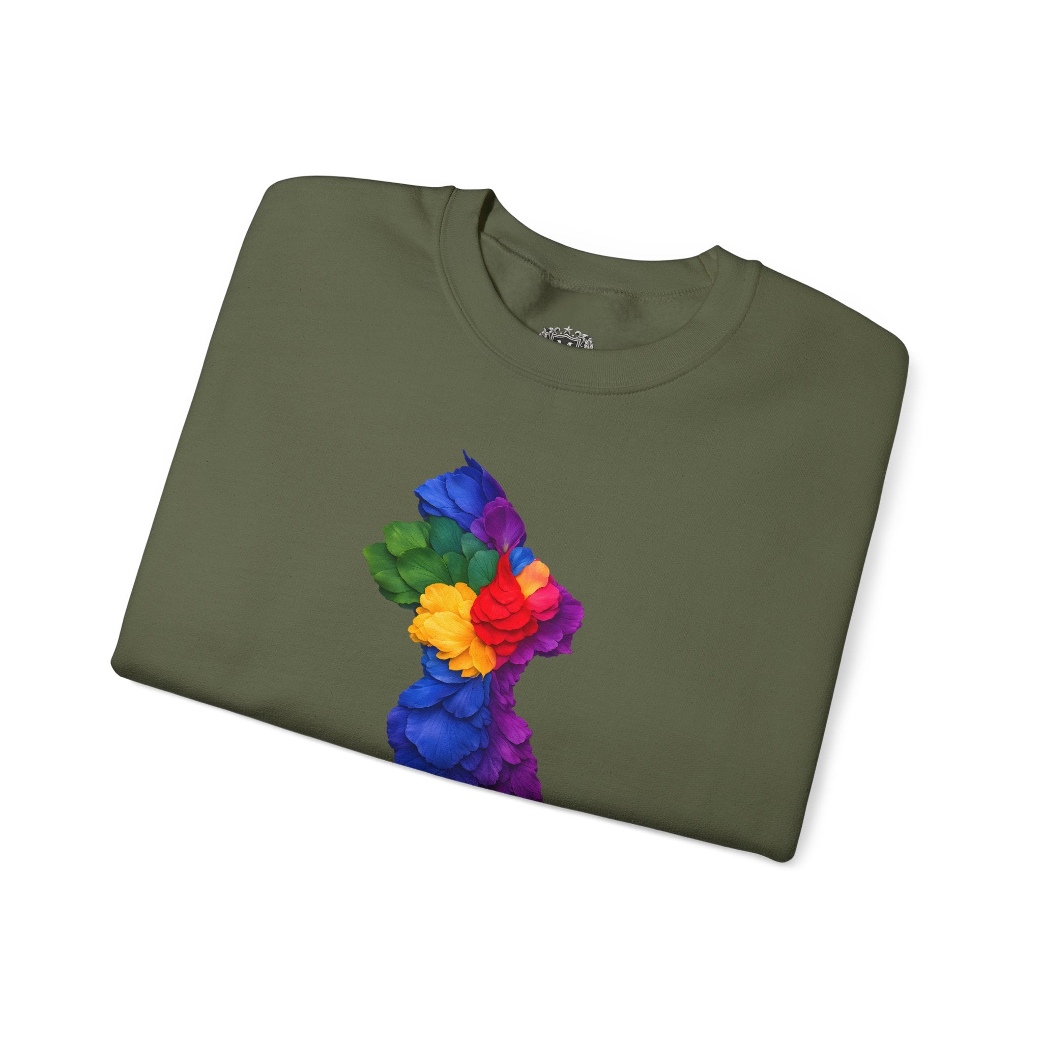 Floral Guyana Map Silhouette Sweatshirt – Flower Map Crewneck