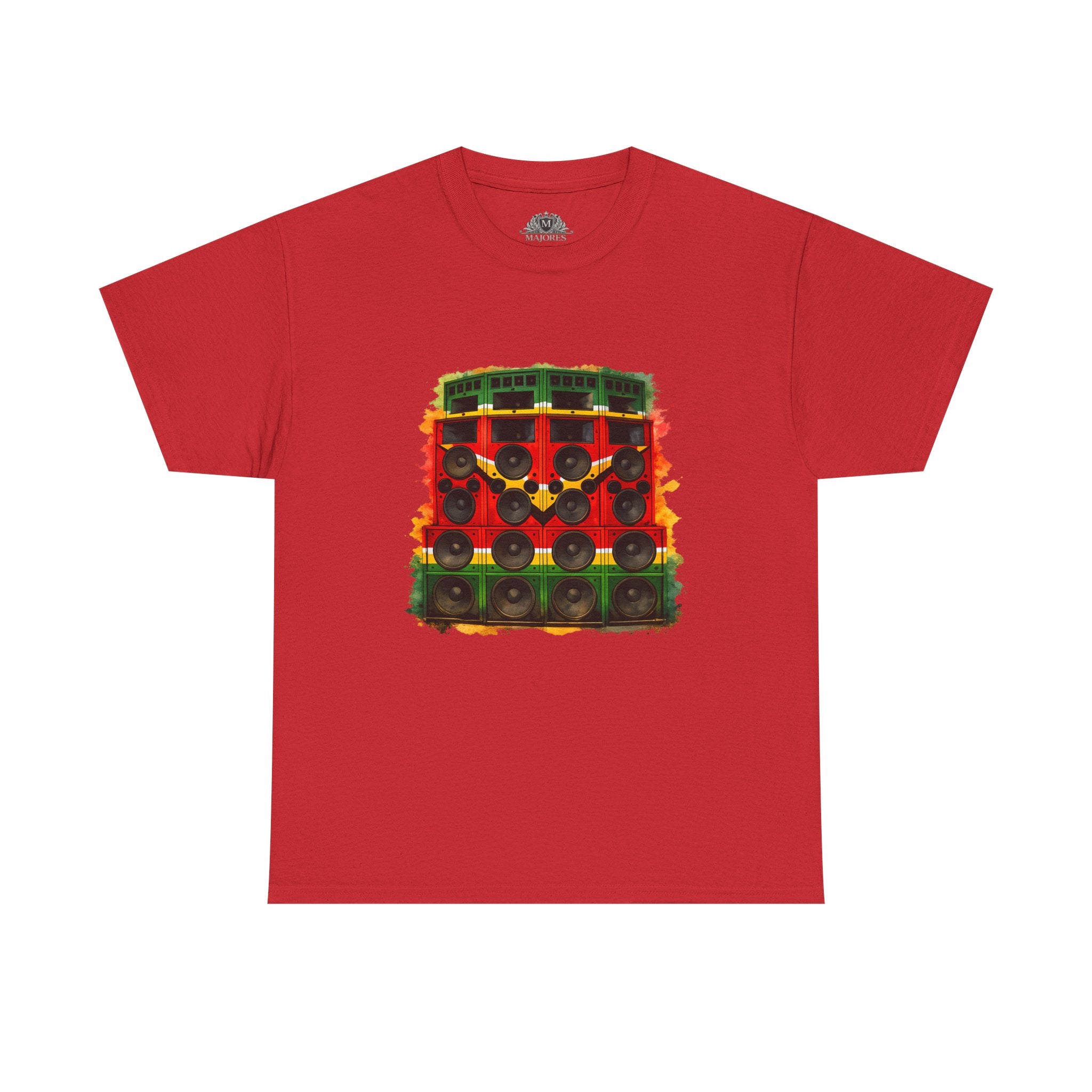 Reggae Sound System T‑Shirt – Speaker Stack Graphic Tee