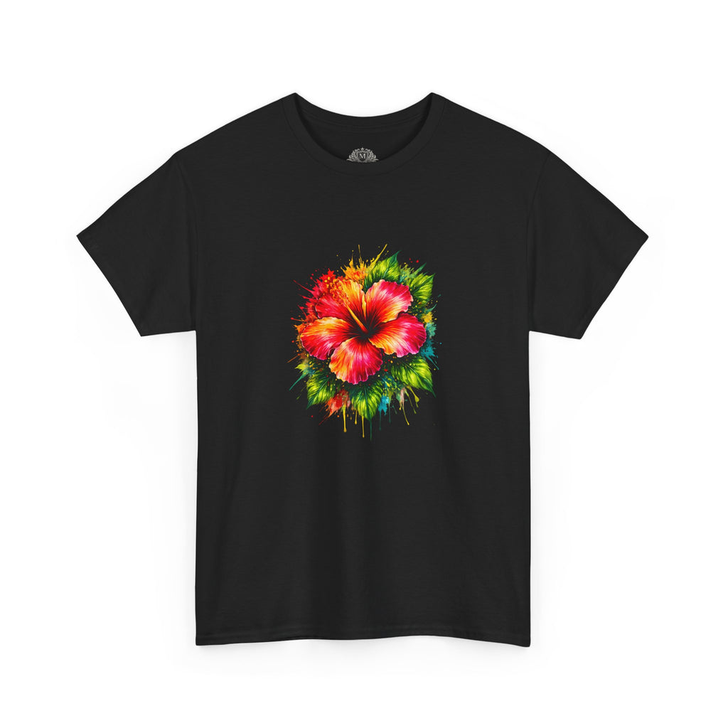 Hibiscus Watercolor Tee — Tropical Flower Graphic T-Shirt
