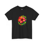Hibiscus Watercolor Tee — Tropical Flower Graphic T-Shirt
