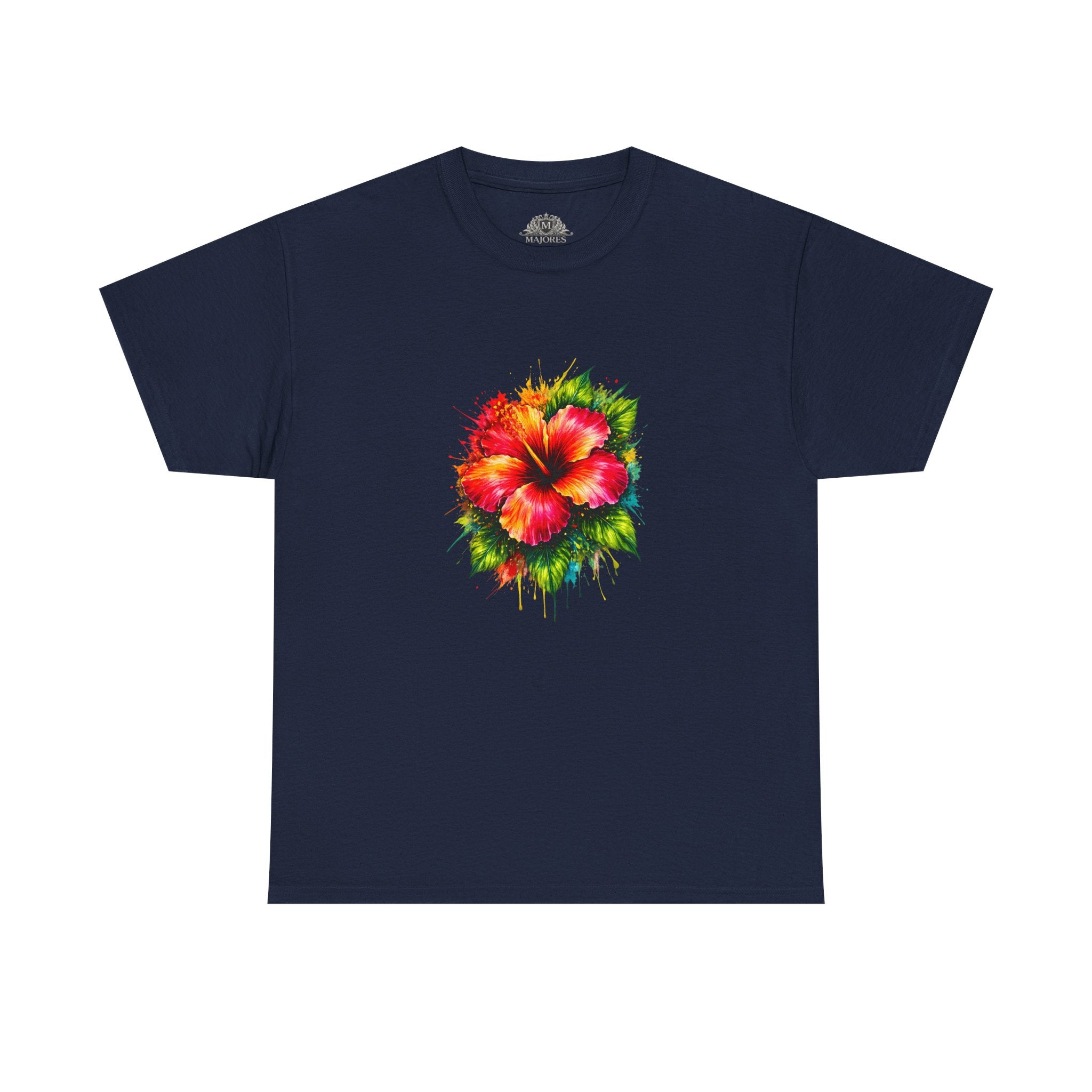 Hibiscus Watercolor Tee — Tropical Flower Graphic T-Shirt