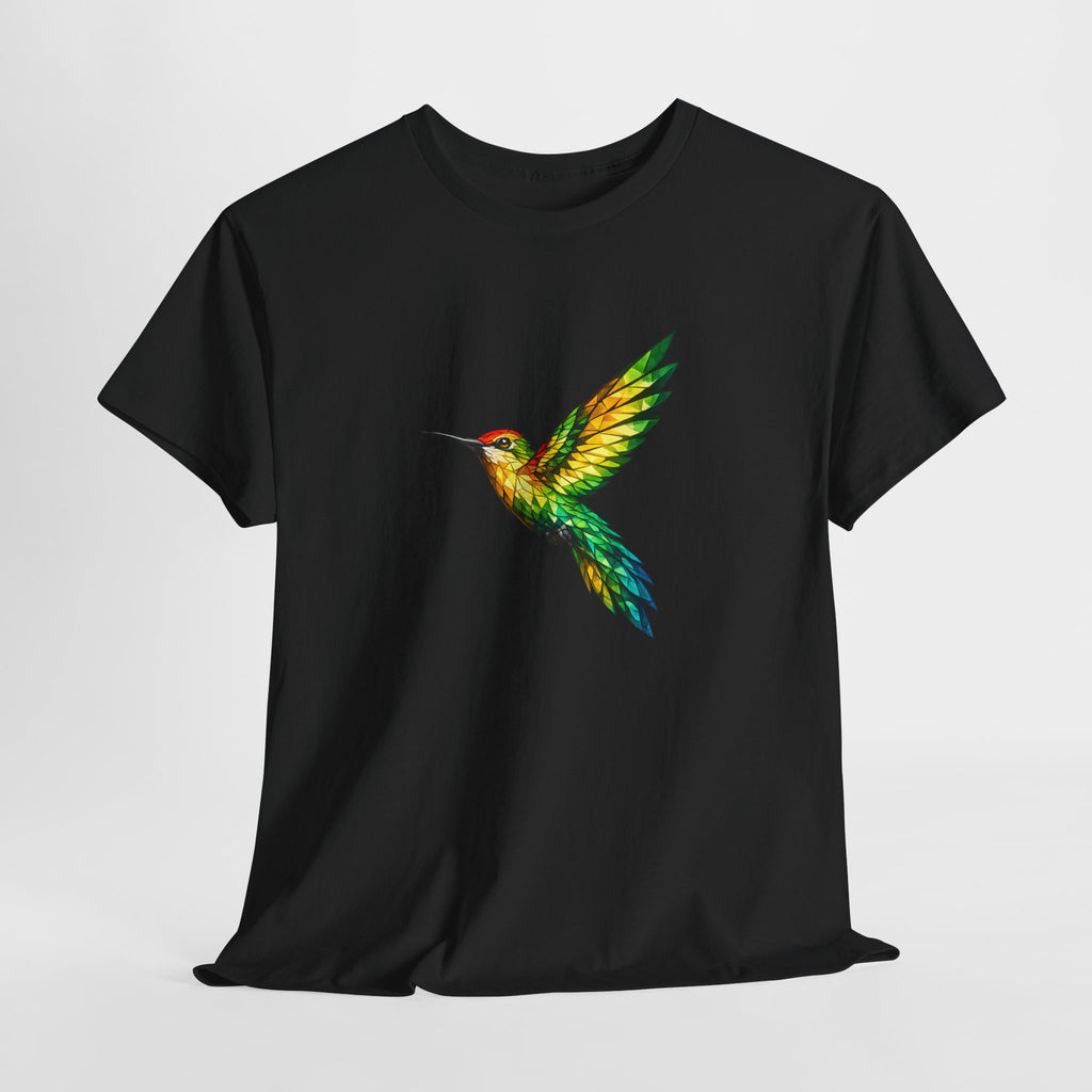 Guyana Rainforest Stained-Glass Hummingbird Tee — Biodiversity & Conservation