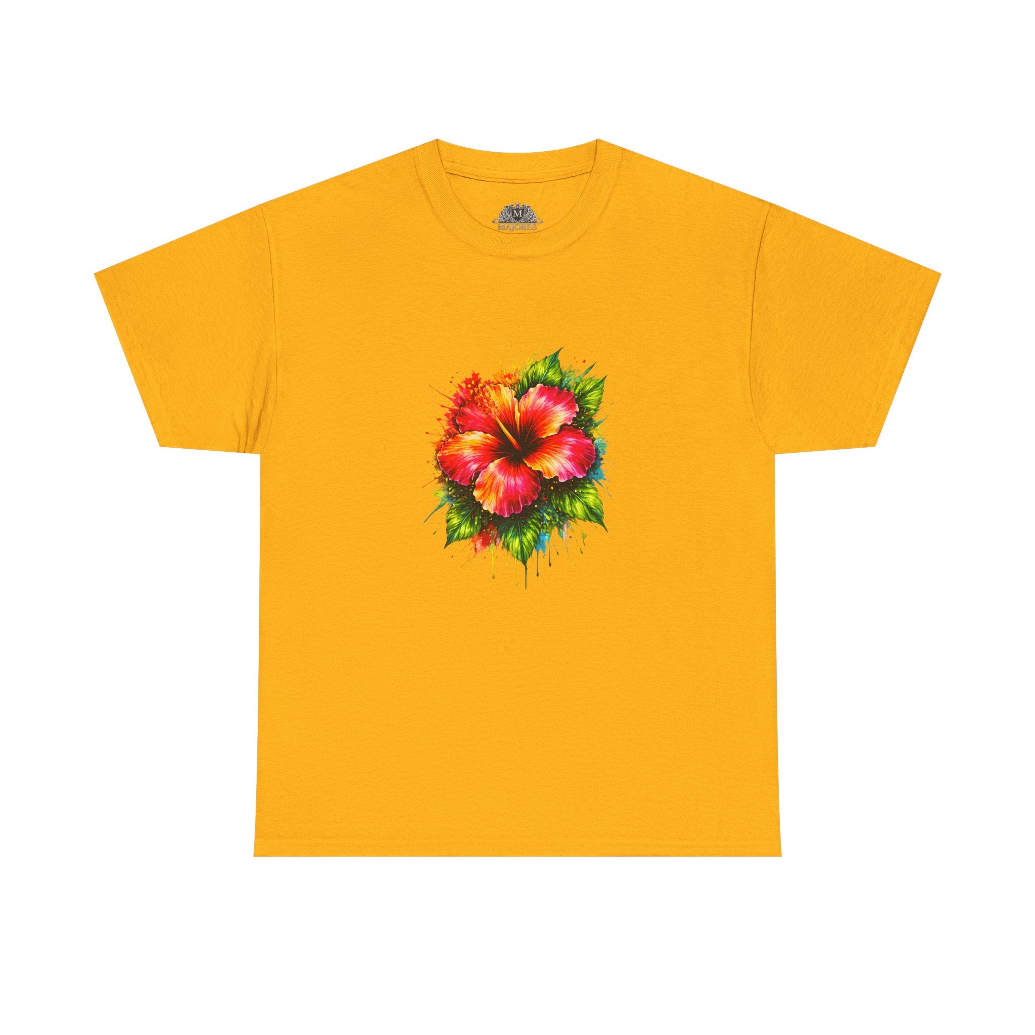 Hibiscus Watercolor Tee — Tropical Flower Graphic T-Shirt