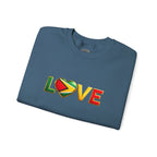 Guyana Flag Love Crewneck Sweatshirt