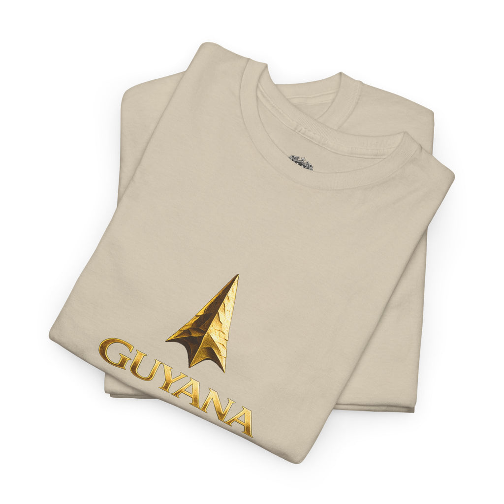 Guyana Golden Arrowhead Tee — Tribute to Indigenous and Strength