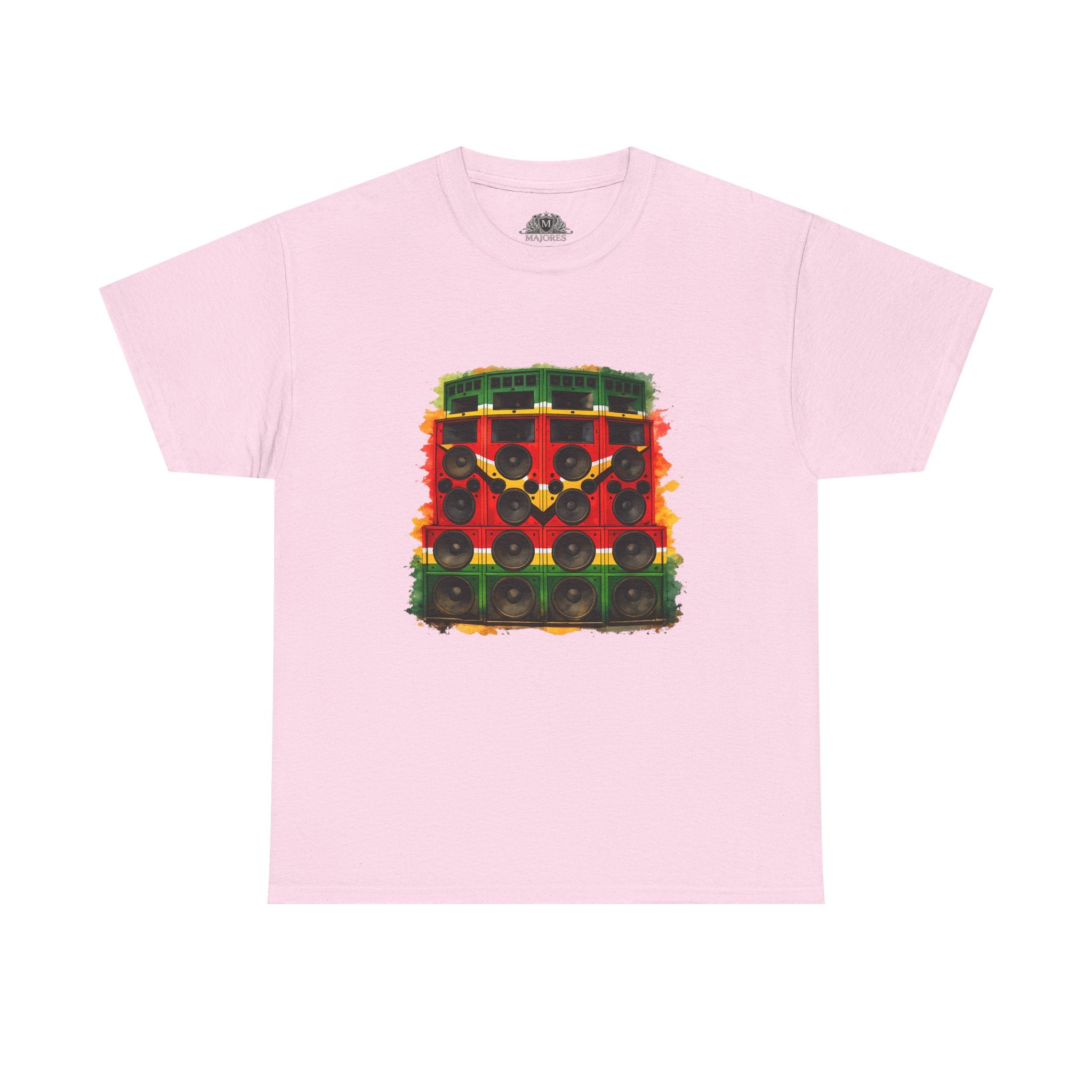 Reggae Sound System T‑Shirt – Speaker Stack Graphic Tee