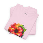 Hibiscus Watercolor Tee — Tropical Flower Graphic T-Shirt