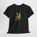 Guyana Flag Peace Sign T-Shirt — Hope & Unity Tee