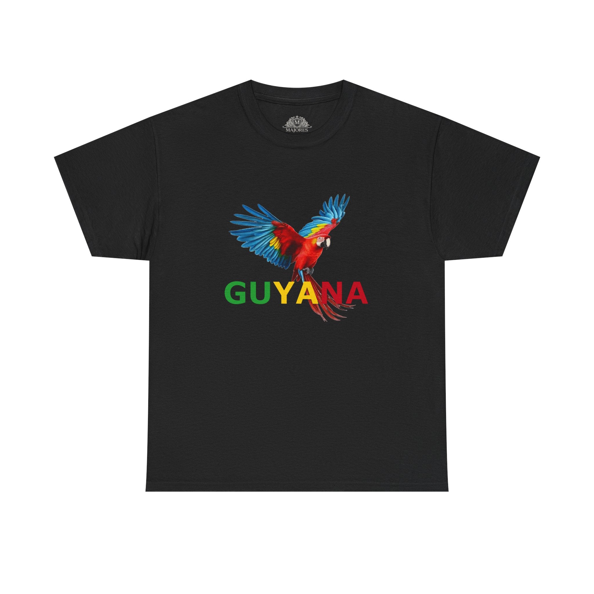Guyana Parrot T-Shirt — Colorful Macaw Graphic