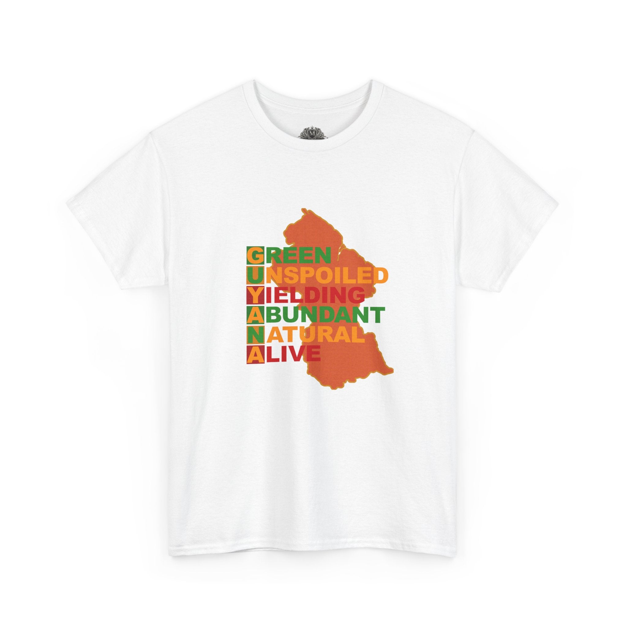 GUYANA Acrostic Design — Patriotic Eco Tee