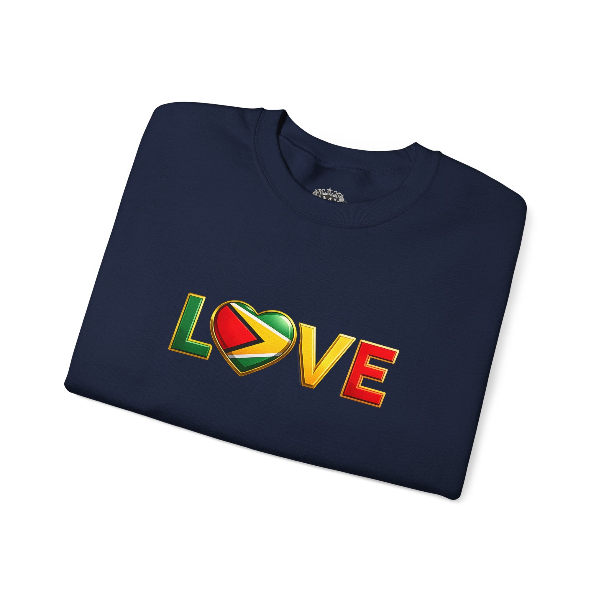 Guyana Flag Love Crewneck Sweatshirt