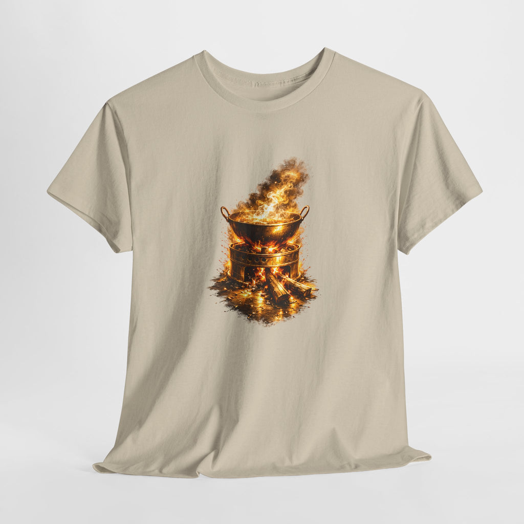 Fireside Cooking Tee — Tribute to Traditional Cooking