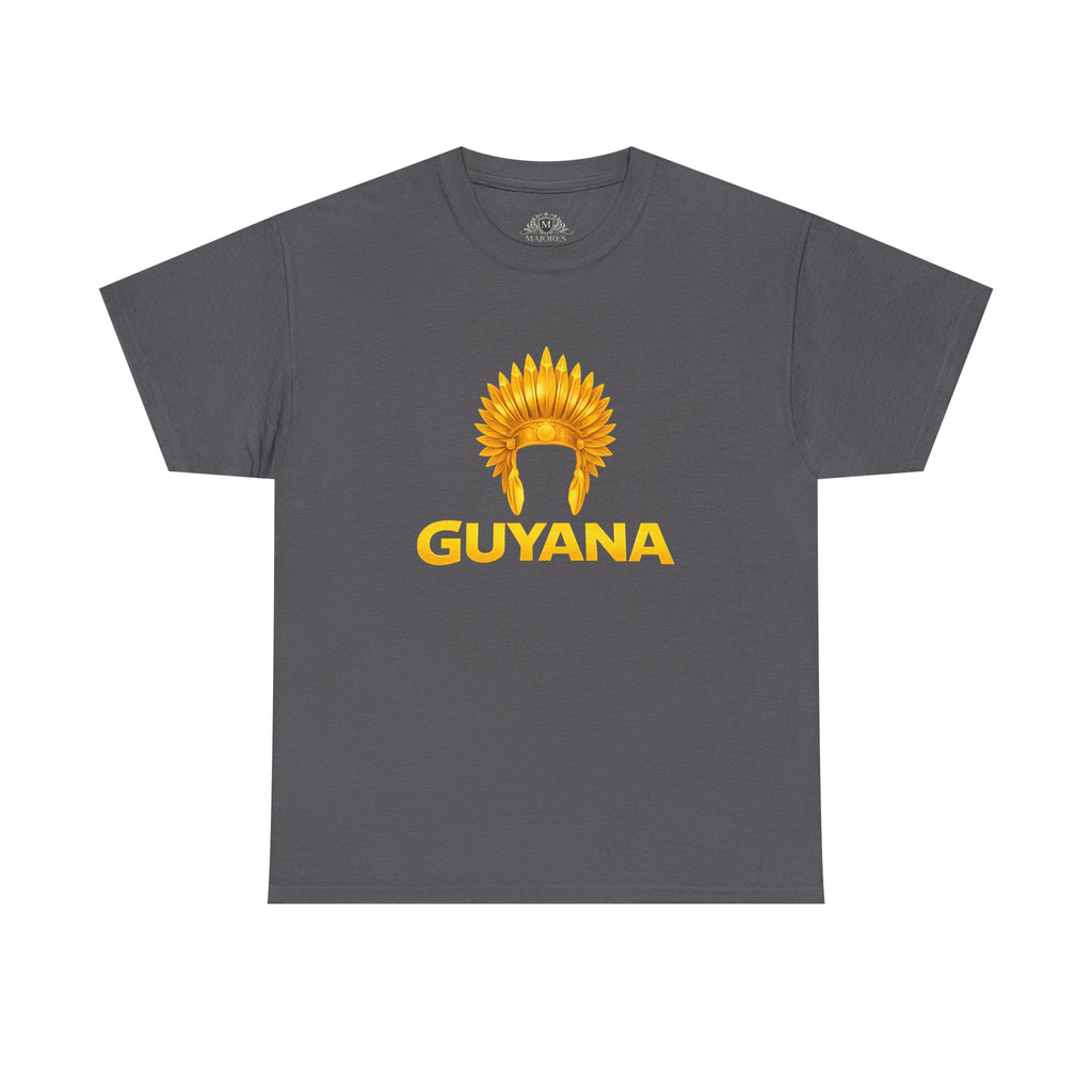 Guyana Native Headdress T-Shirt — Golden Tribal Tribute Tee