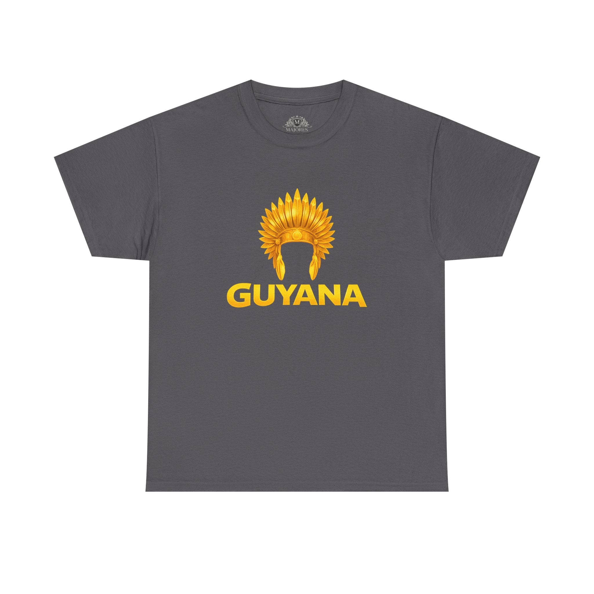 Guyana Native Headdress T-Shirt — Golden Tribal Tribute Tee