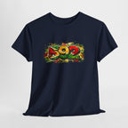 Guyana 592 Retro Street Art Tee — Vintage Area Code Pride