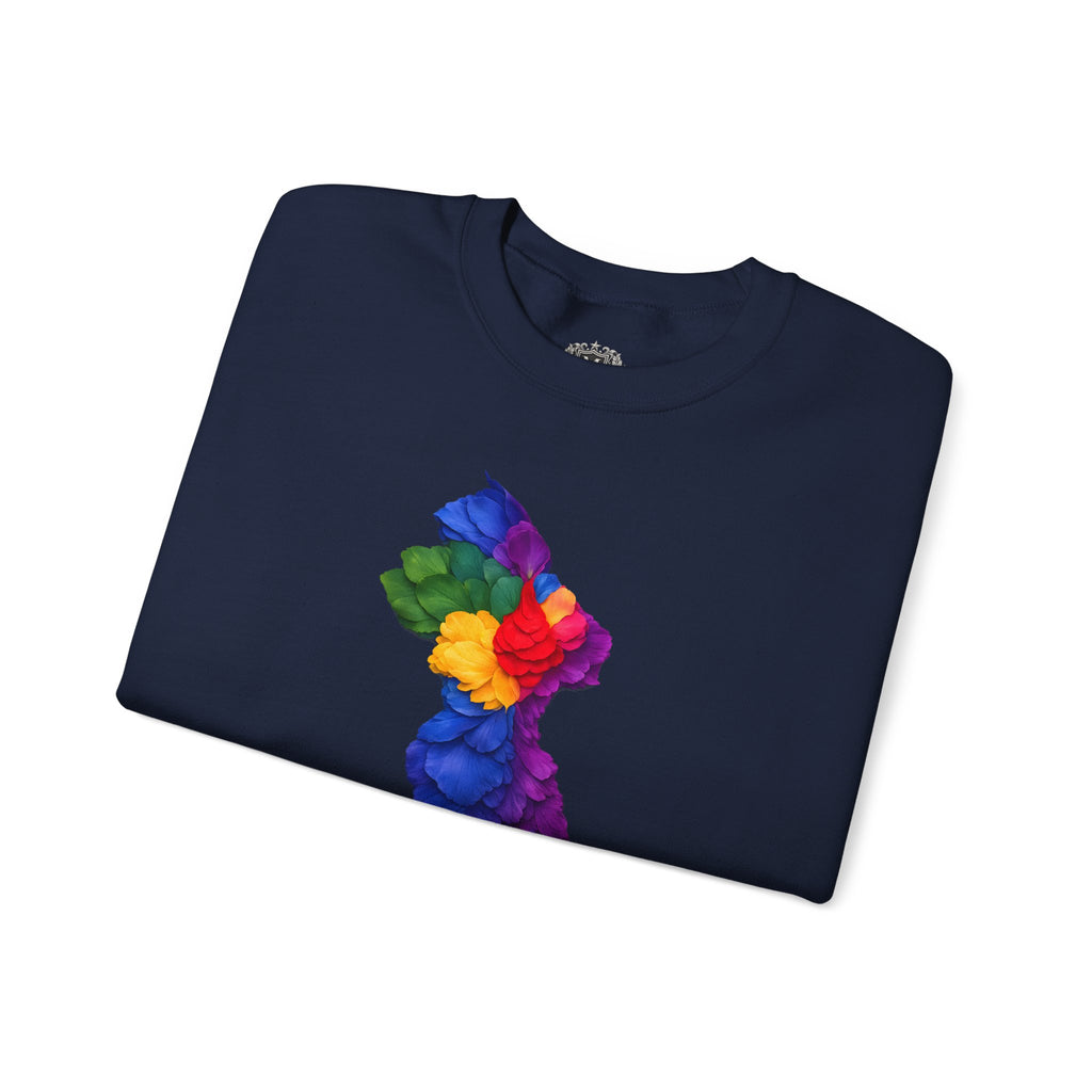 Floral Guyana Map Silhouette Sweatshirt – Flower Map Crewneck