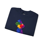 Floral Guyana Map Silhouette Sweatshirt – Flower Map Crewneck