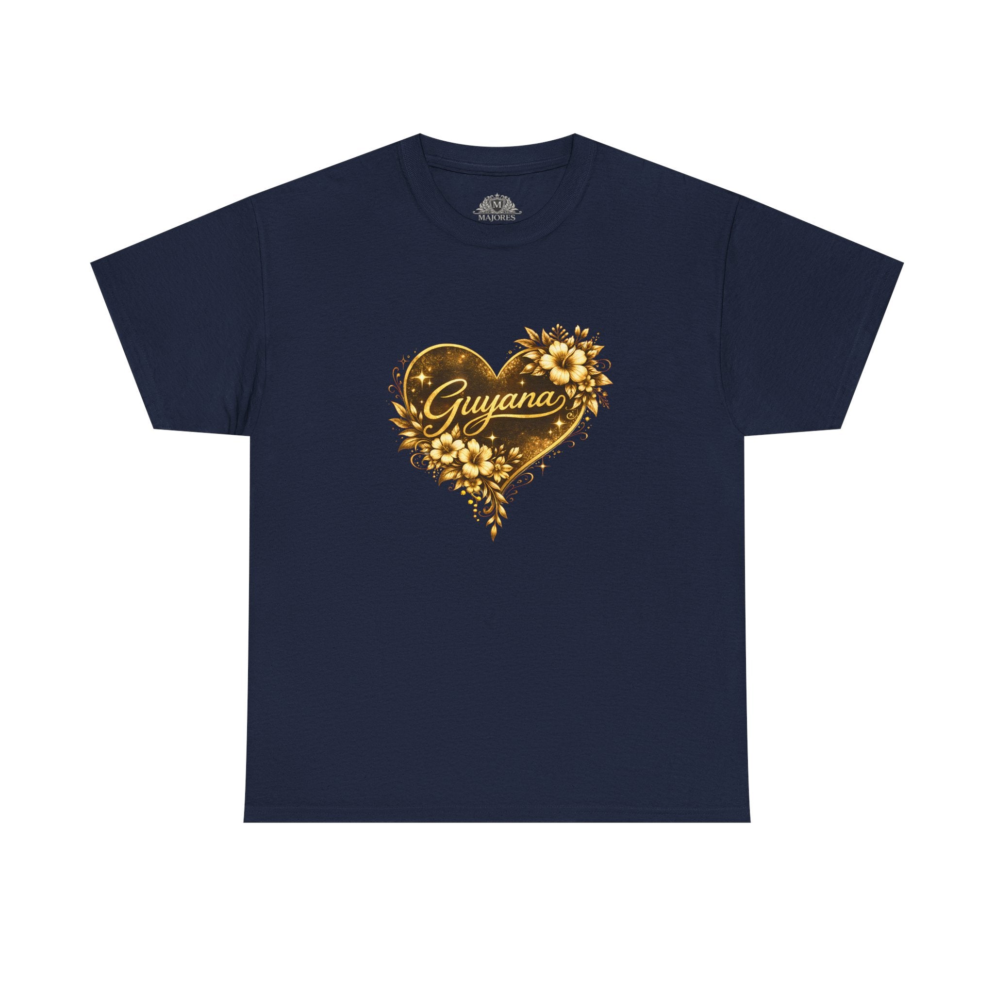 Guyana Heart Floral T-Shirt — Guyana Pride Tee