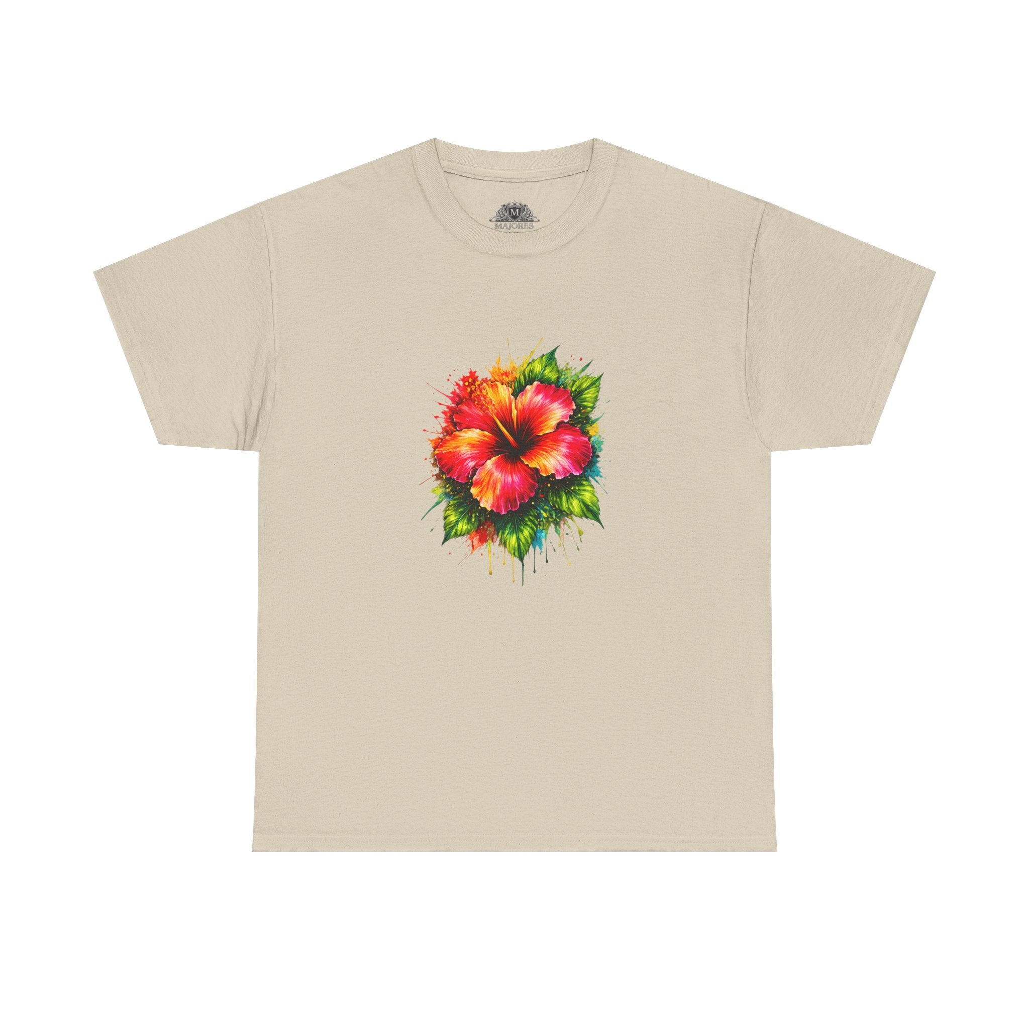 Hibiscus Watercolor Tee — Tropical Flower Graphic T-Shirt