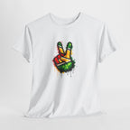 Guyana Flag Peace Sign T-Shirt — Hope & Unity Tee