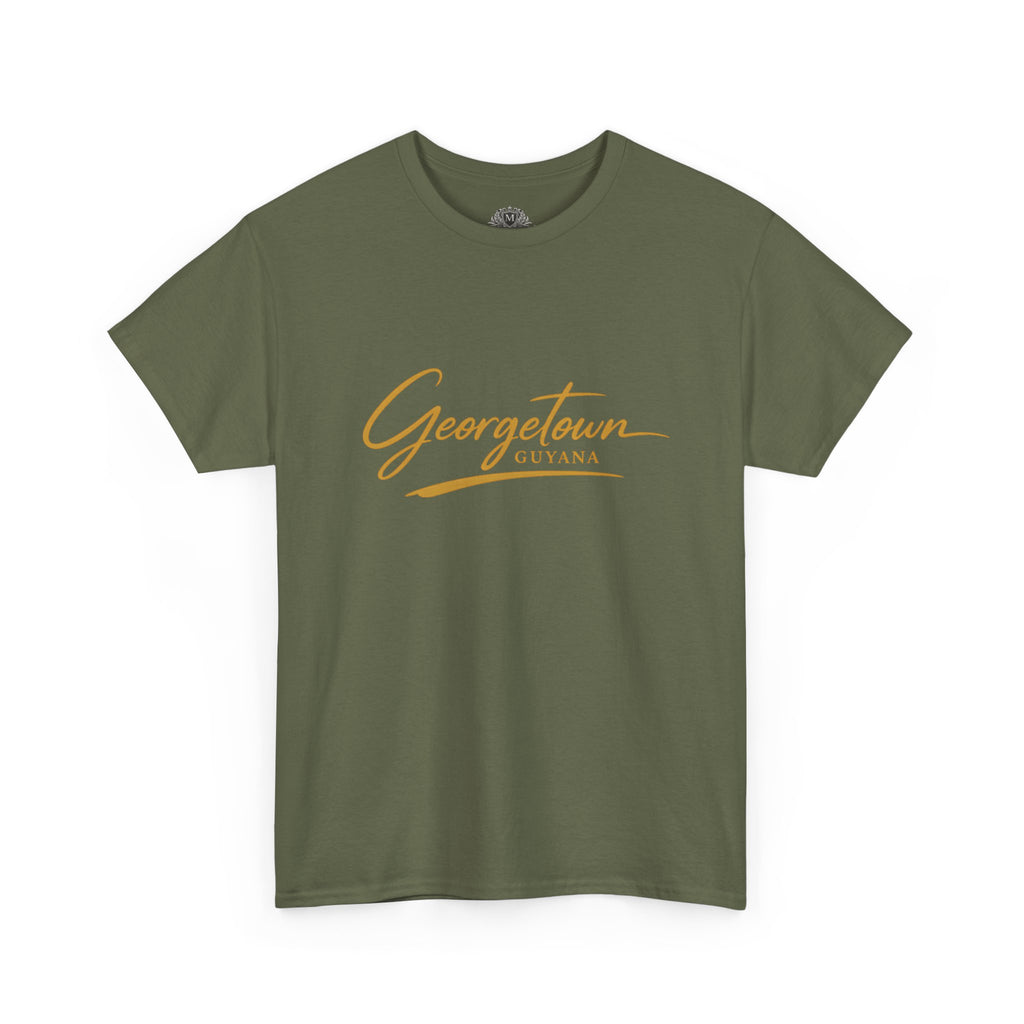 Georgetown Guyana Script Tee – Minimal Design T-Shirt