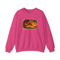 Lantern Reading Crewneck Sweatshirt — Nostalgic Childhood Homework Memories