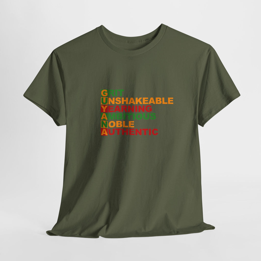 Motivational Guyana Acrostic Tee — Eco Tee