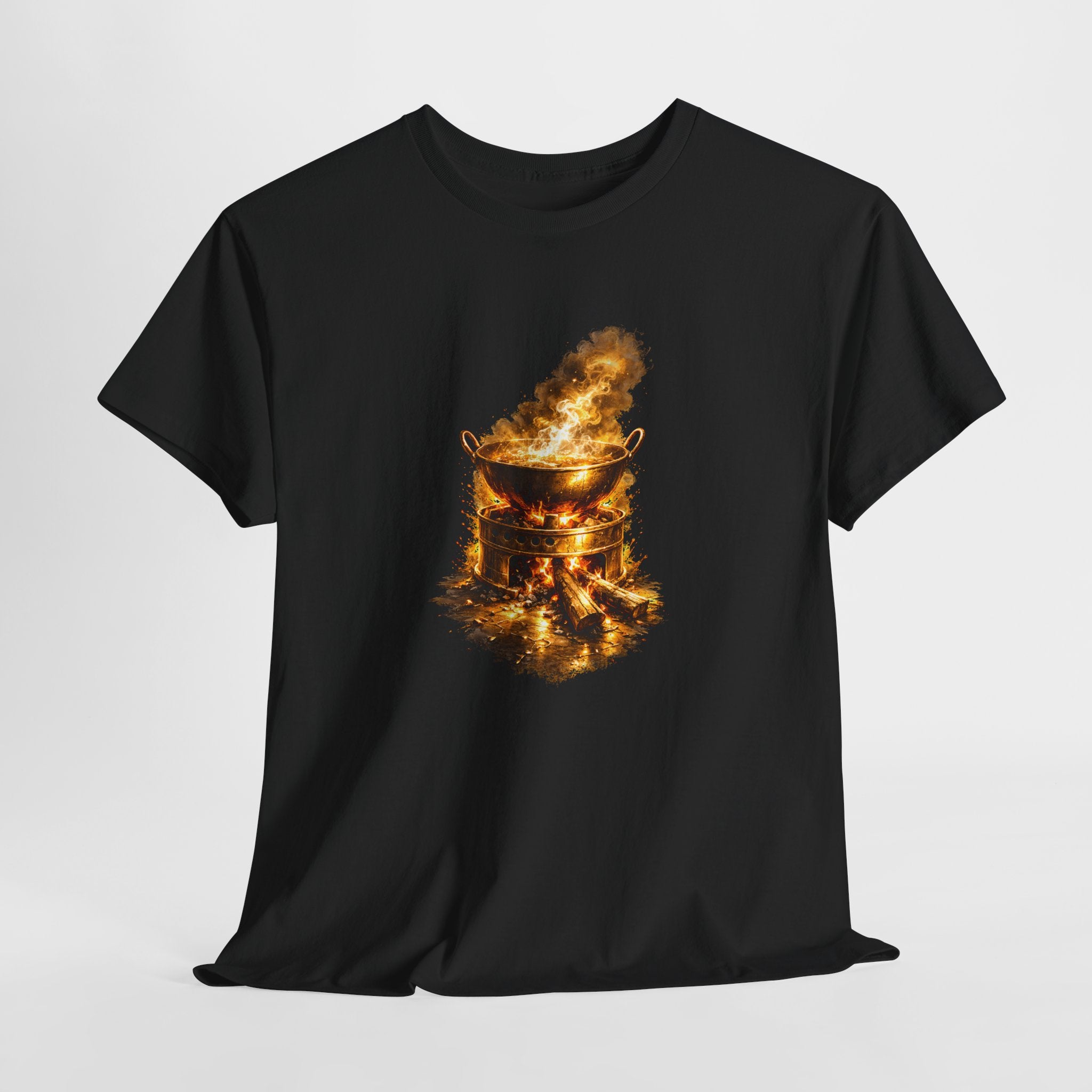 Fireside Cooking Tee — Tribute to Traditional Cooking