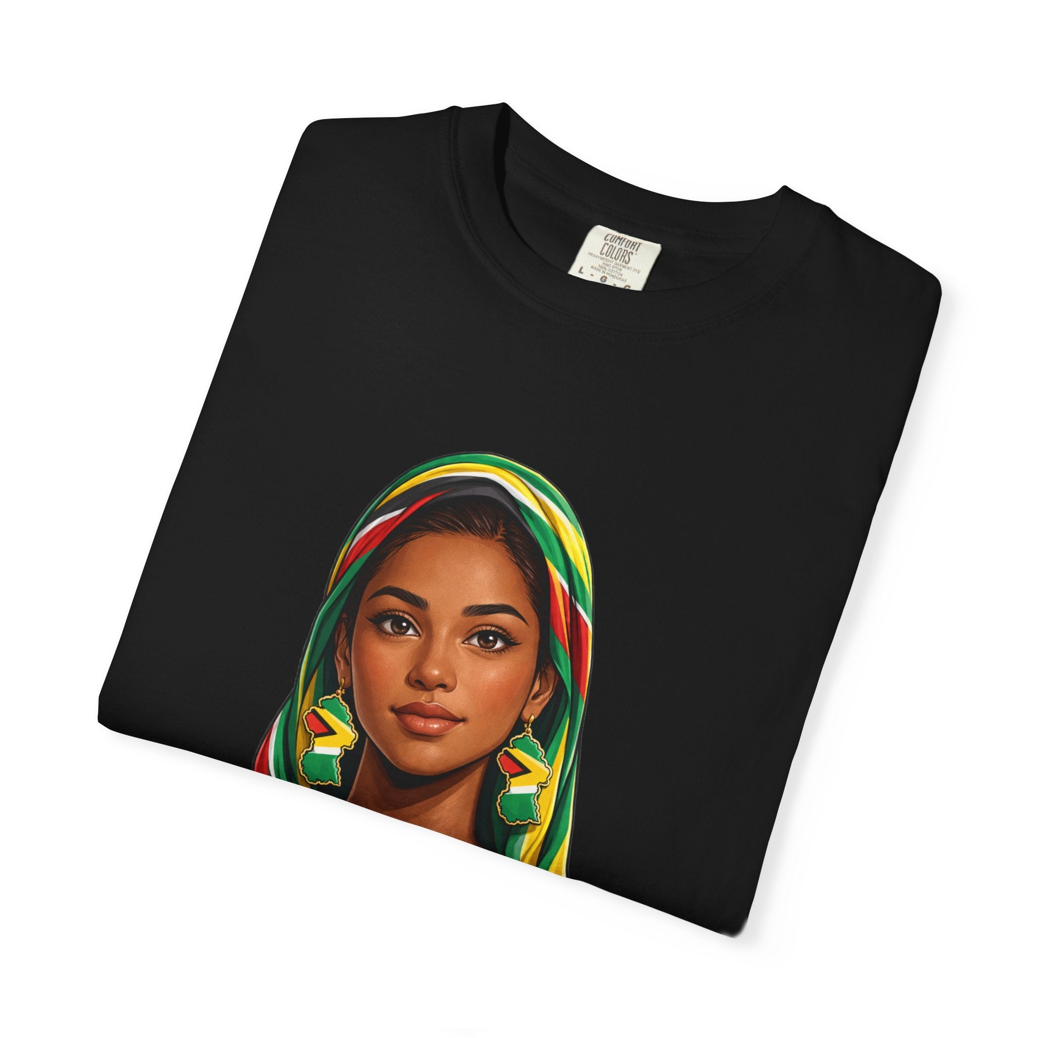 Indo Guyanese Woman Portrait with Headwrap — Unisex Tee