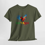 Guyana Parrot T-Shirt — Colorful Macaw Graphic