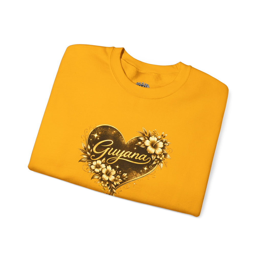 Guyana Gold Heart Sweatshirt