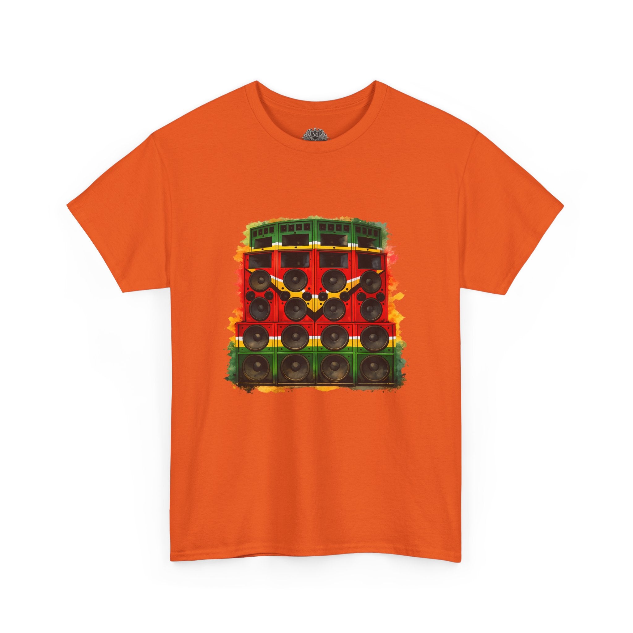 Reggae Sound System T‑Shirt – Speaker Stack Graphic Tee