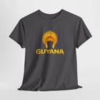 Guyana Native Headdress T-Shirt — Golden Tribal Tribute Tee