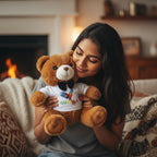 Guyana Parrot Teddy Bear — Plush Bear with Custom T-Shirt