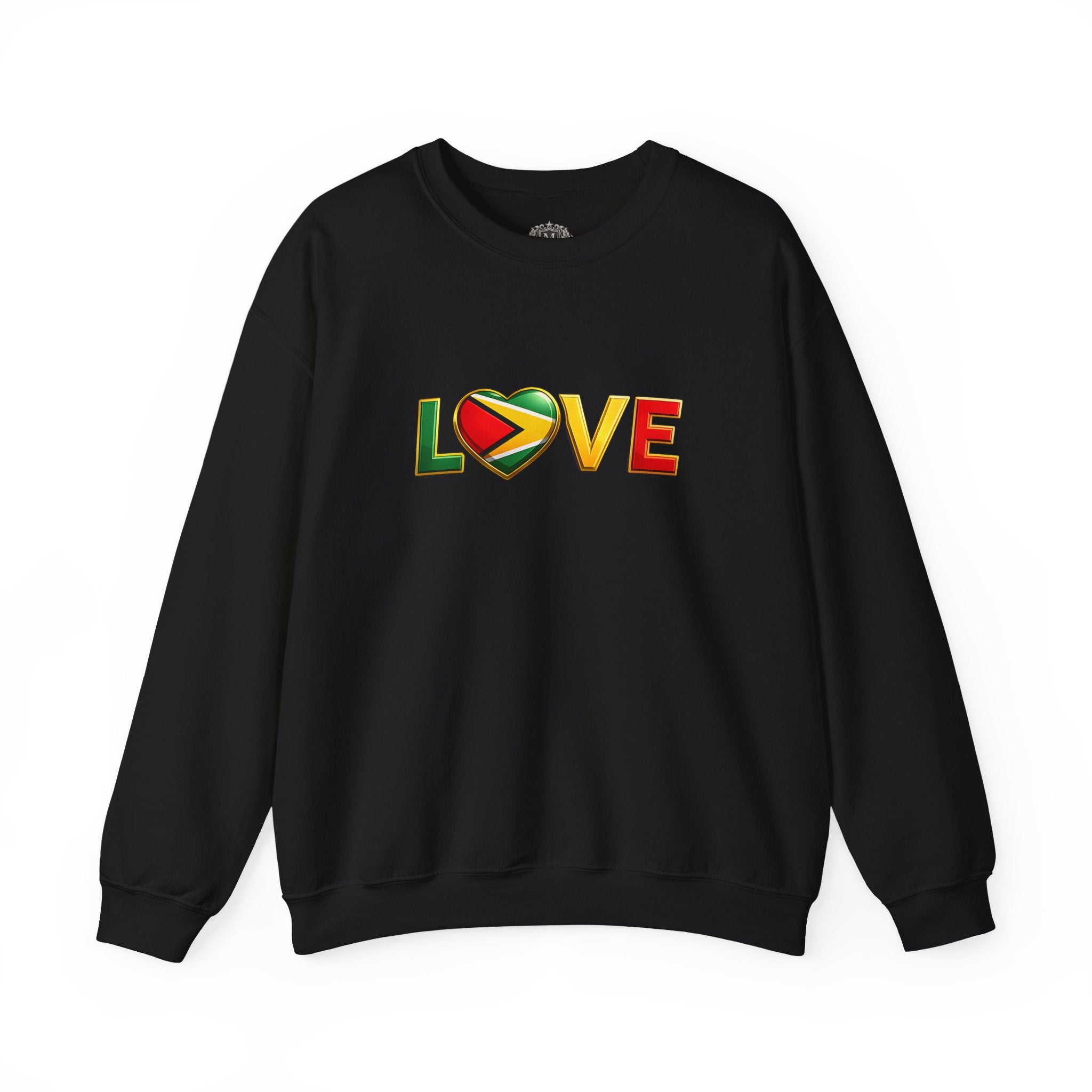 Guyana Flag Love Crewneck Sweatshirt