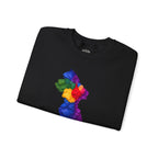 Floral Guyana Map Silhouette Sweatshirt – Flower Map Crewneck