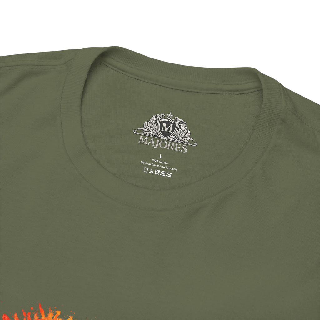 Sun Parakeet Heart Tee — Guyana Wildlife Tribute & Conservation Awareness