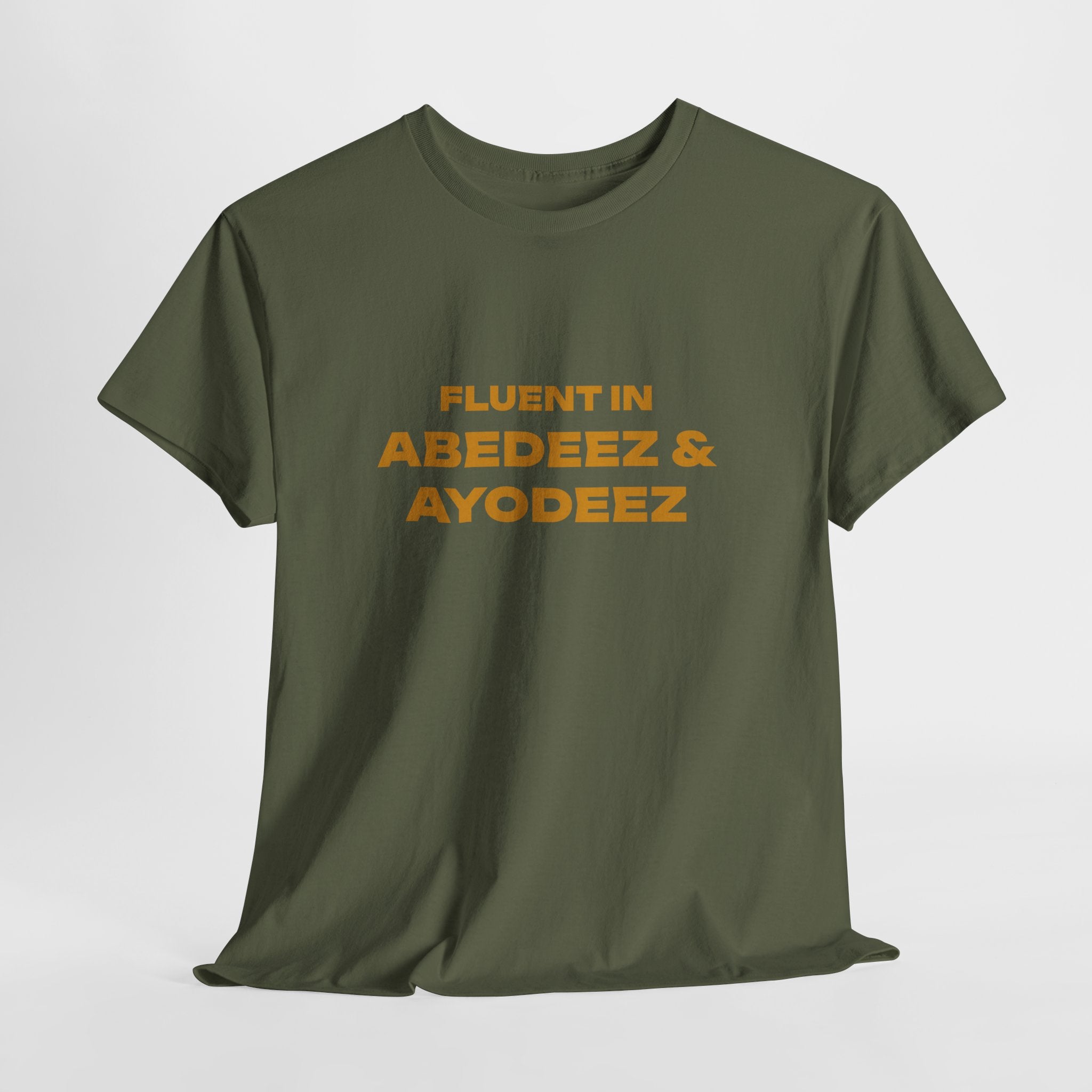 Fluent in Abedeez & Ayodeez T‑Shirt — Guyana Creole Tee