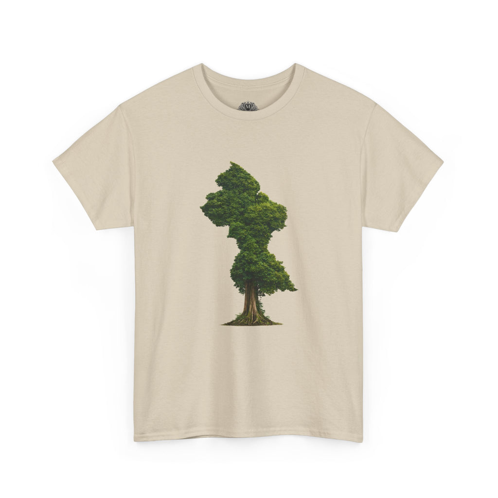 Guyana Map Tree Silhouette T‑Shirt