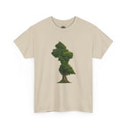 Guyana Map Tree Silhouette T‑Shirt