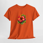 Hibiscus Watercolor Tee — Tropical Flower Graphic T-Shirt